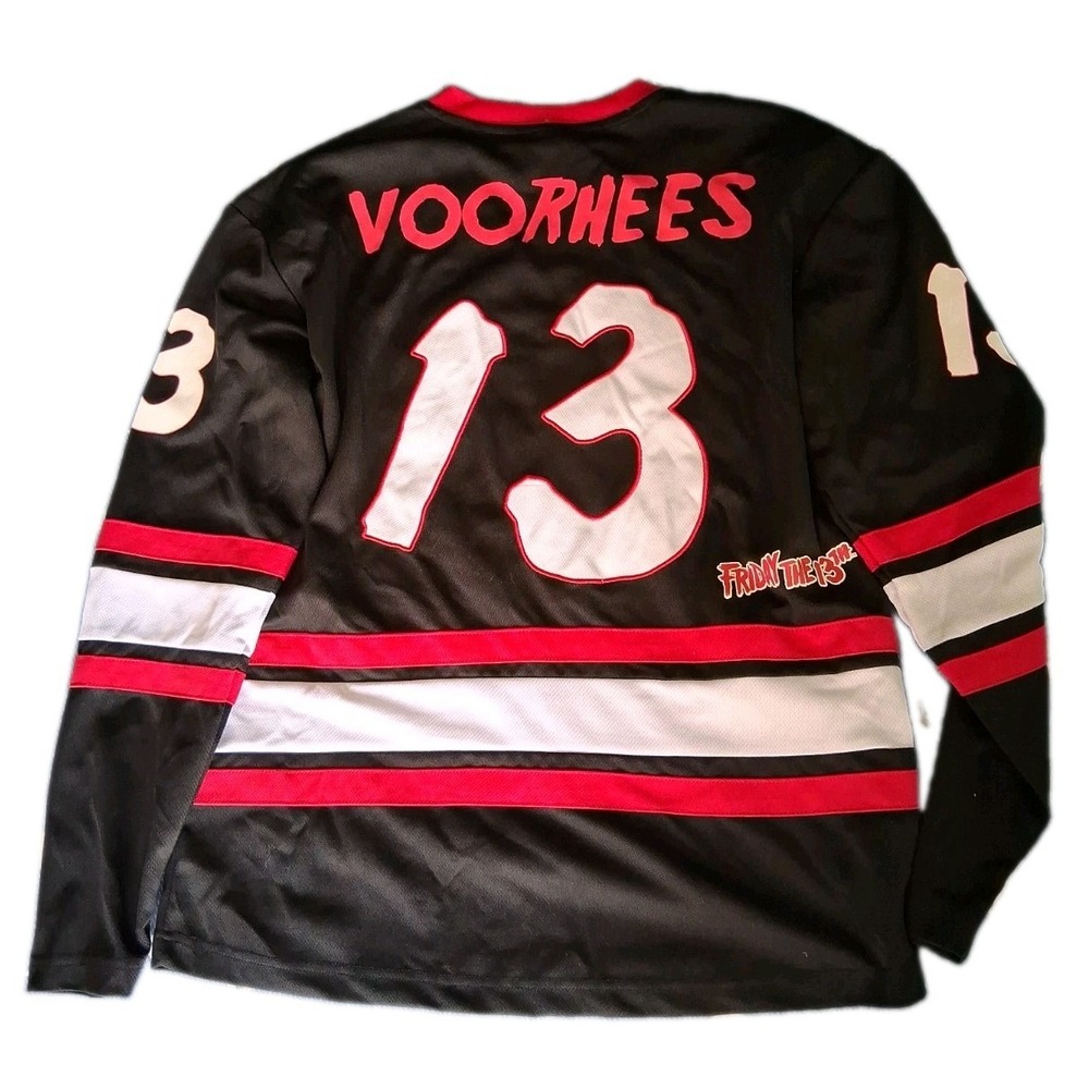 Friday The 13th Jason Voorhees Hockey Jersey Medium Med Horror Cosplay - Picture 3 of 3